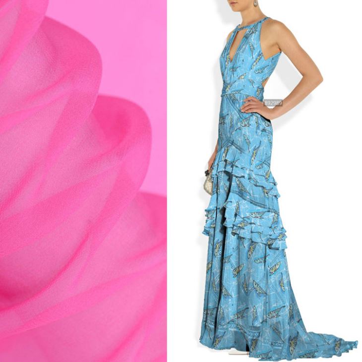 China Silk Georgette Fabric supplier
